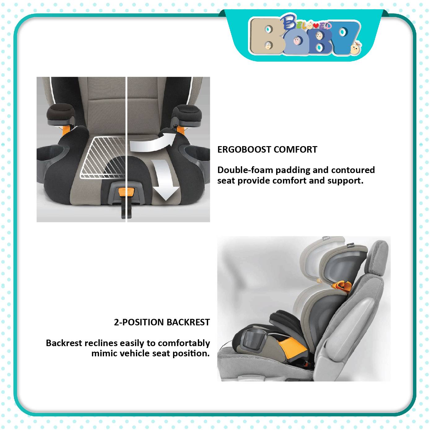 Chicco Kidfit Booster Car Seat
