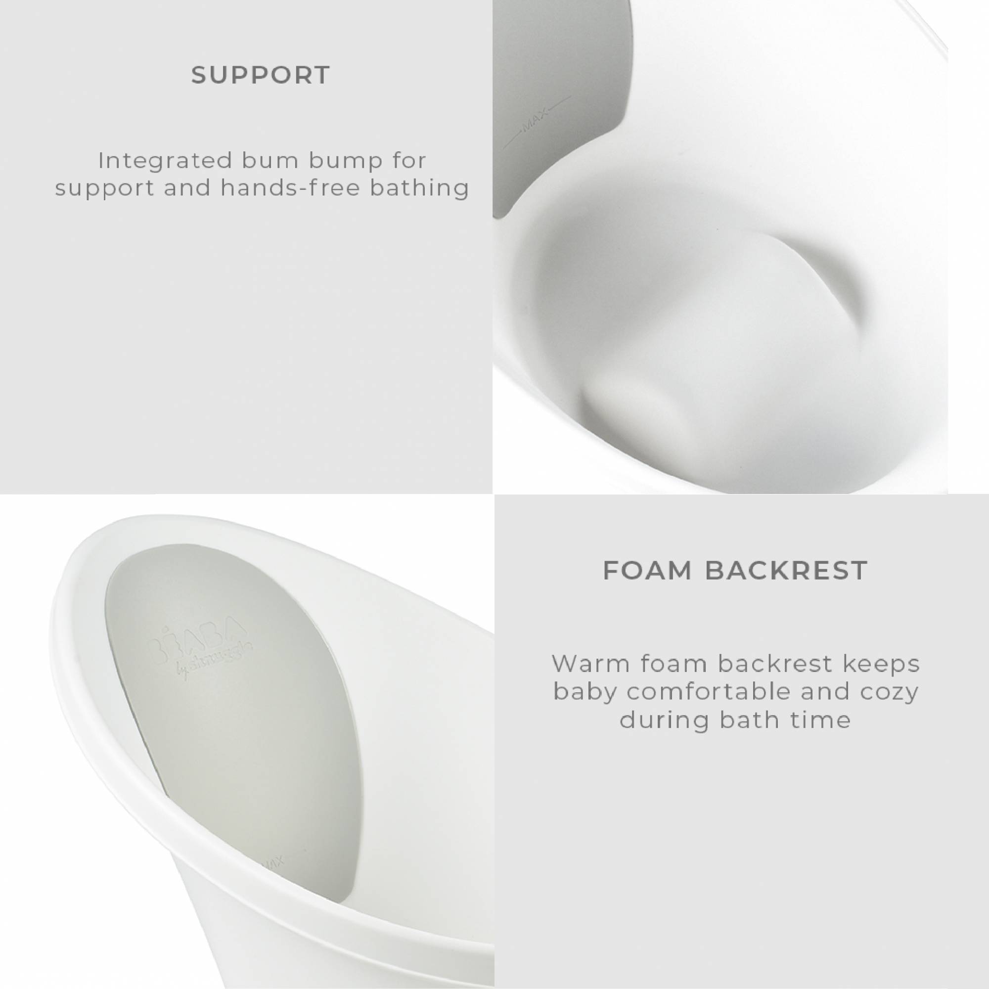 Shnuggle Baby Bath with Plug OR Folding Stand (012months)