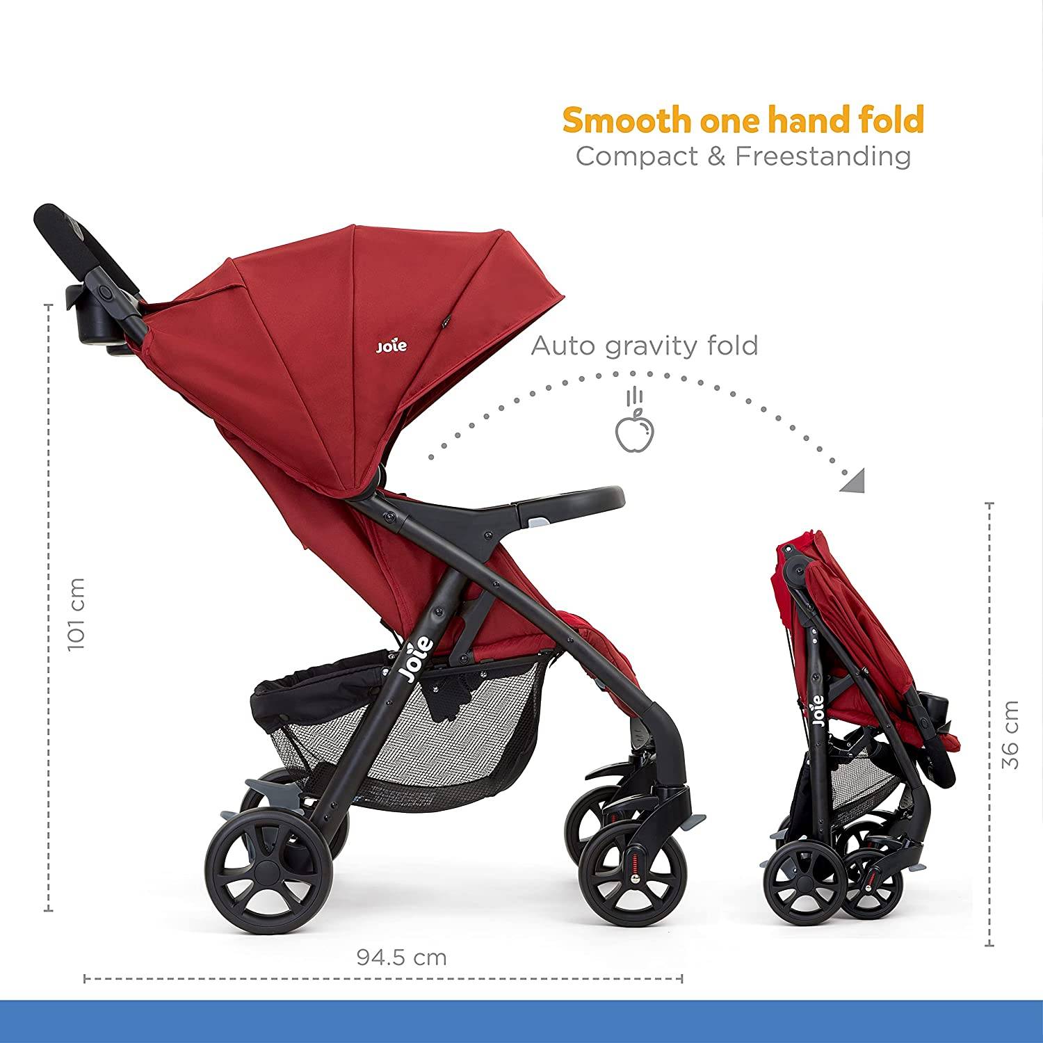 Joie Muze LX Travel System (Joie Stroller + Joie Juva Carrier) 015kg