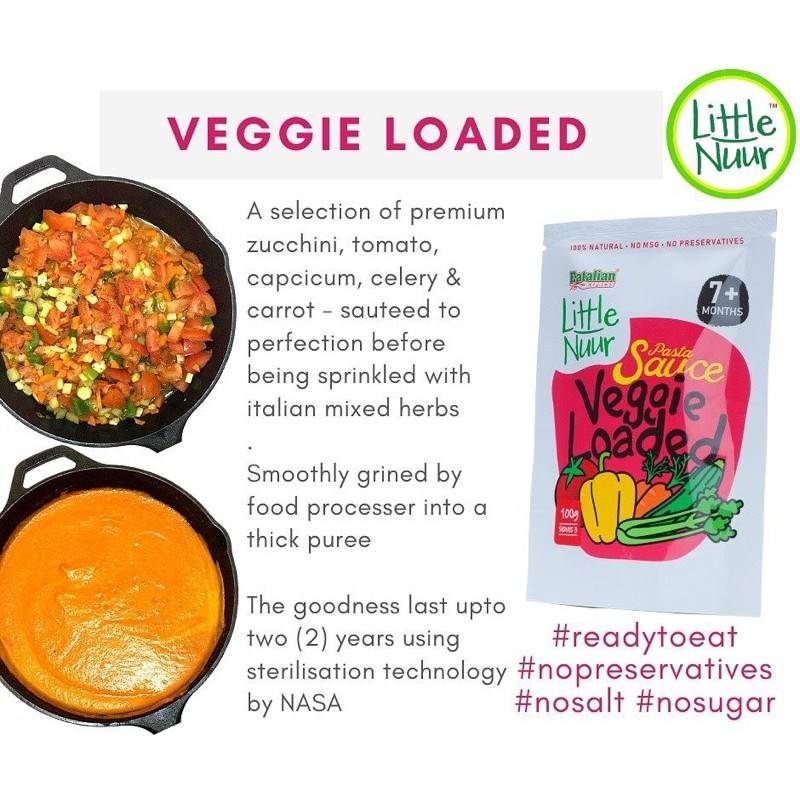 Eatalian Express Little Nuur Sauce Pasta Ready to Eat ( 7+ Months)