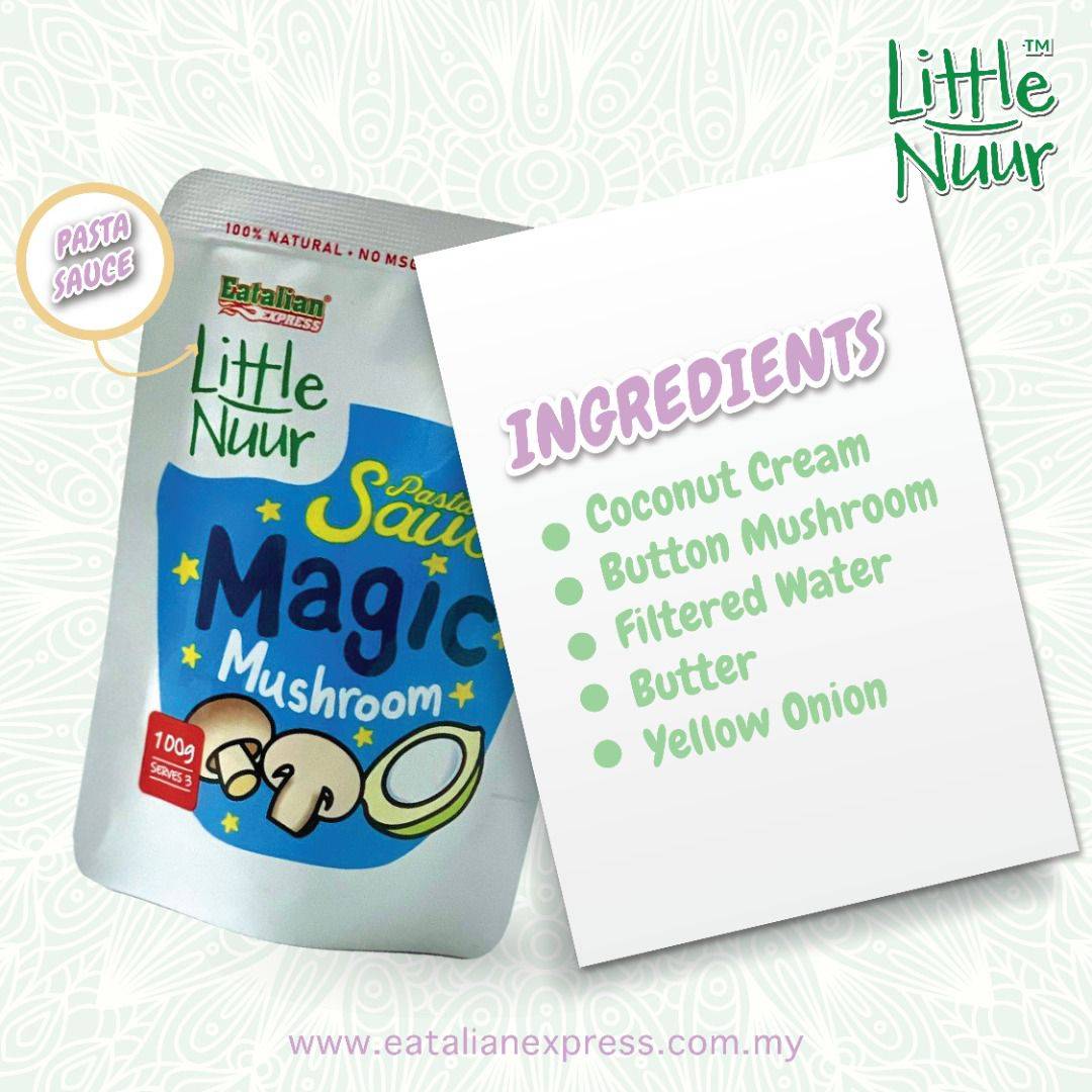 Eatalian Express Little Nuur Sauce Pasta Ready to Eat ( 7+ Months)